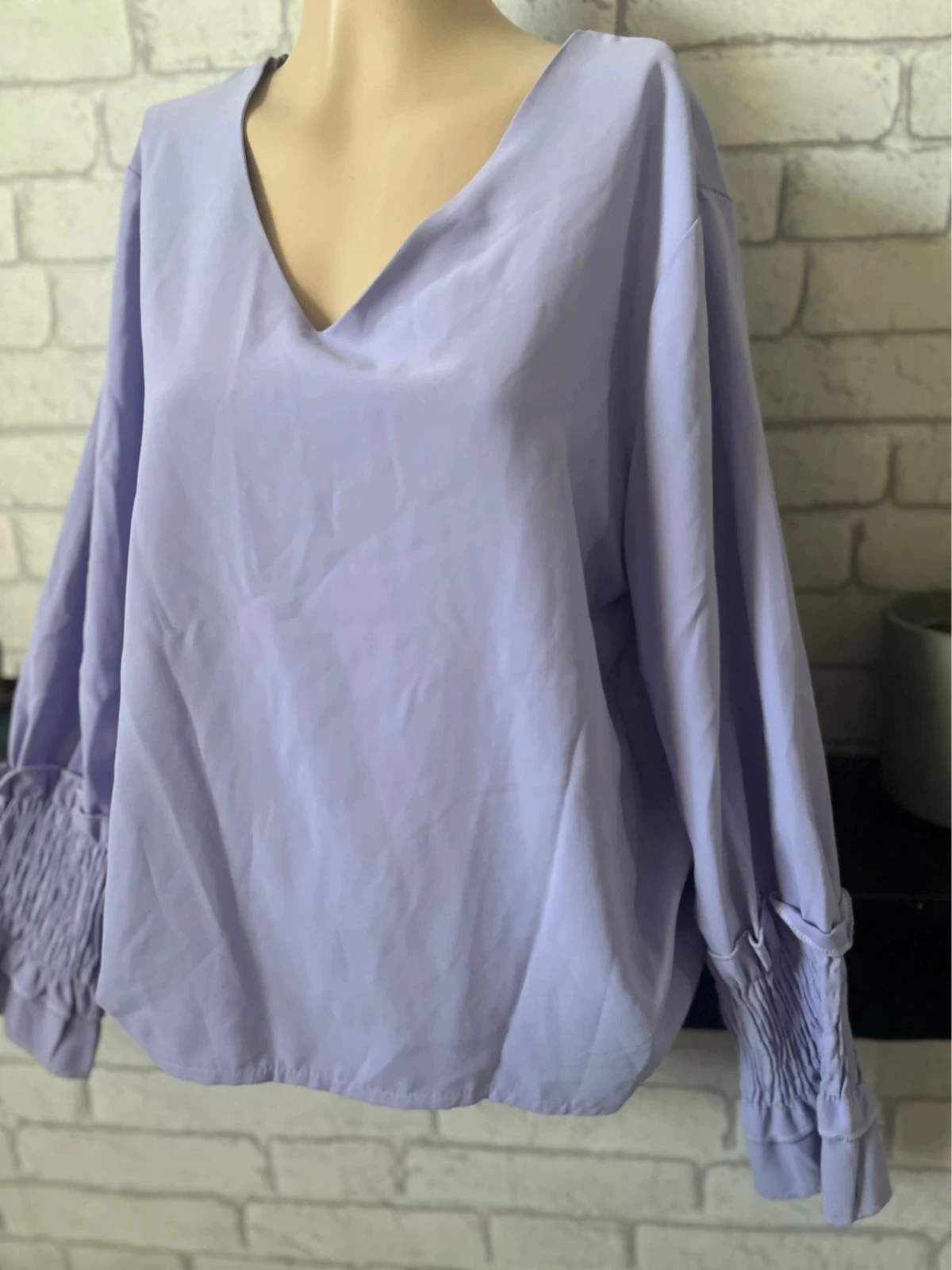 Blusa fluida lila – Talla 40 – Buen estado – photo 2
